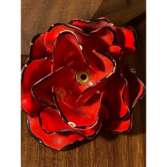 Unknown Jewelry - vintage Rose pin